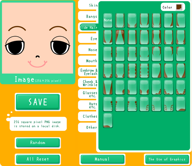 how to use square face generator step 3 add features